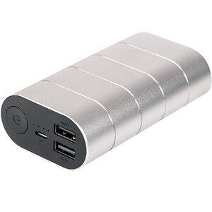 10000mAh Power bank - Verbatim USB-A & Micro B, Grey