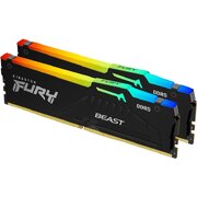 Память 128GB DDR5-5600MHz Kingston FURY Beast RGB (2x64GB) Память 128GB DDR5-5600MHz Kingston FURY Beast RGB (2x64GB)