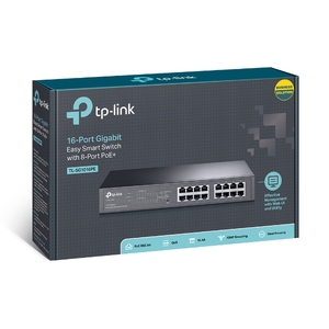 16-port Gigabit Smart PoE+ Switch, TP-LINK "TL-SG1016PE"
16 10/10 16-port Gigabit Smart PoE+ Switch, TP-LINK "TL-SG1016PE"
16 10/10
