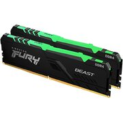Память 16GB (2*8GB) DDR4-3200 Kingston FURY Beast RGB, CL16, 1.35V