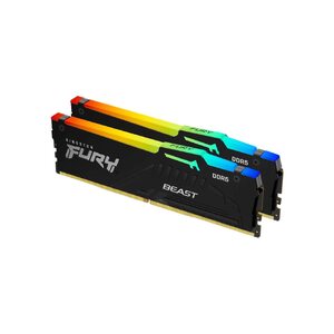 Память 16GB DDR5-6000MHz Kingston FURY Beast RGB (2x8GB) 