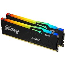 Память 16GB DDR5-6000MHz Kingston FURY Beast RGB (2x8GB), Black
