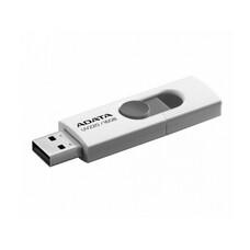 16GB USB2.0 Flash Drive ADATA "UV220", White-Gray, Plastic, Slide