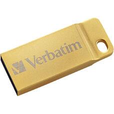 Флешка 16GB USB3.0  Verbatim Metal Executive, Gold