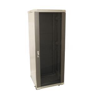19" Standard Rack Metal Cabinet Glass Door, NP6842G, 42U/600*800*