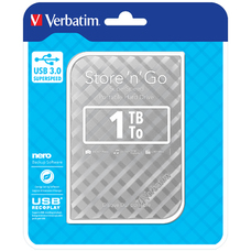 Внешний жесткий диск 1TB Verbatim "Store n Go", Silver Внешний жесткий диск 1TB Verbatim "Store n Go", Silver