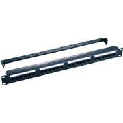 24 port patch panel cat.5e whith back bar, LY-PP5-07