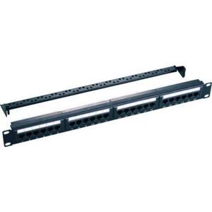 24 port patch panel cat.5e whith back bar, LY-PP5-07 24 port patch panel cat.5e whith back bar, LY-PP5-07