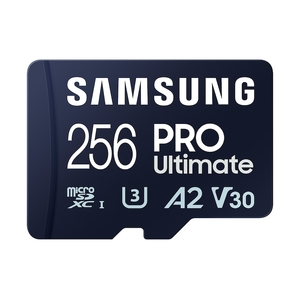 Карта памяти 256GB MicroSD +SD adapter, Samsung PRO Ultimate 