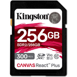 Карта памяти 256GB SDXC Kingston Canvas React Plus (SDR2/256GB) Карта памяти 256GB SDXC Kingston Canvas React Plus (SDR2/256GB)
