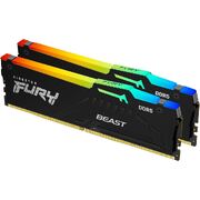 Память 32GB DDR5-6000MHz Kingston FURY Beast RGB (2x16GB) Память 32GB DDR5-6000MHz Kingston FURY Beast RGB (2x16GB)