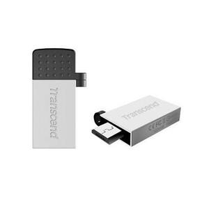32GB USB Flash Drive  Transcend  JetFlash 380  Silver, OTG (USB On-The