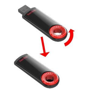 Флешка 32GB USB2.0 SanDisk Cruzer Dial Black