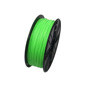 Филамент PLA, Fluorescent Green, 1.75 mm, 1 kg Gembird 3DP-PLA1.75-01-FG