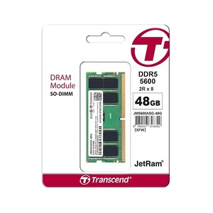 Память 48GB DDR5-5600MHz SODIMM Transcend JetRam JM5600ASE-48G