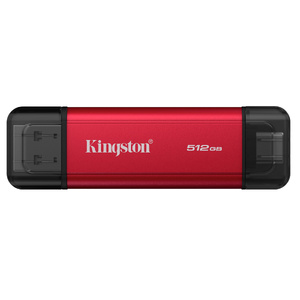Портативный SSD 512GB Kingston Dual, Red Портативный SSD 512GB Kingston Dual, Red