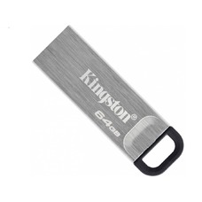 Флешка 64GB USB3.2 Kingston DataTraveler Kyson Silver, Metal casing Флешка 64GB USB3.2 Kingston DataTraveler Kyson Silver, Metal casing