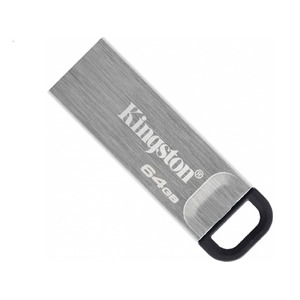 Флешка 64GB USB3.2  Kingston DataTraveler Kyson Silver, Metal casing