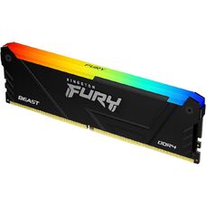 Память 8GB DDR4-3600MHz Kingston FURY Beast RGB (KF436C17BB2A/8), Black