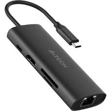 Док-станция A4Tech DST-80C 8-IN-1, Aluminum Док-станция A4Tech DST-80C 8-IN-1, Aluminum