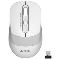 Беспроводная мышь A4Tech FG10, 4 buttons, Ambidextrous, White/Grey, USB