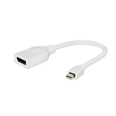 Адаптер DP F to mini DP M, Cablexpert A-mDPM-DPF-001-W, White