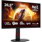 Монитор 26.5” AOC QD OLED Q27G4SDR Black