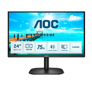 Монитор 23.8" AOC VA LED 24B2XDM Black Borderless
