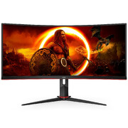 Монитор 34.0" AOC VA LED CU34G2XP/BK Curved Black