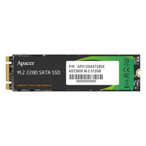Накопитель M.2 SATA SSD 512GB Apacer AST280X AP512GAST280X, 80mm