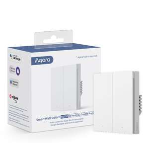 Aqara H1 Smart Wall Switch (No Neutral, Double Rocker) Aqara H1 Smart Wall Switch (No Neutral, Double Rocker)