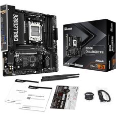 Материнская плата AM5 ASRock B850M CHALLENGER WIFI WHITE mATX Материнская плата AM5 ASRock B850M CHALLENGER WIFI WHITE mATX
