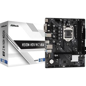 Материнская плата S1200 ASRock H510M-HDV/M.2 SE mATX Материнская плата S1200 ASRock H510M-HDV/M.2 SE mATX