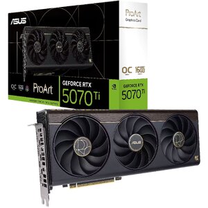 Видеокарта ASUS RTX5070Ti 16GB GDDR7 ProArt OC (PROART-RTX5070TI-O16G) Видеокарта ASUS RTX5070Ti 16GB GDDR7 ProArt OC (PROART-RTX5070TI-O16G)