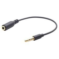 Audio Adaptor 4-pin male jack L-R-GND-MIC to 4-pin female Cablexpert, CCA-4