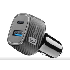 Автомобильное ЗУ Cellular, Dual Kit 18W+ PD 30W, Black