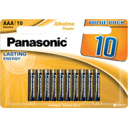 Батарейки Panasonic ALKALINE Power AAA, Blister*10, LR03REB/10BW Батарейки Panasonic ALKALINE Power AAA, Blister*10, LR03REB/10BW
