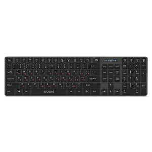 Беспроводная клавиатура SVEN KB-E5300W, Black Беспроводная клавиатура SVEN KB-E5300W, Black