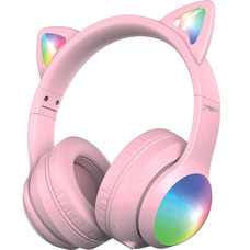 Беспроводные детские наушники Proove Kids LumiCat (APP), Pink Беспроводные детские наушники Proove Kids LumiCat (APP), Pink