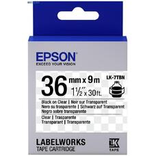 Tape Cartridge EPSON 36mm/9m Clear Blk/Clear, LC7TBN9 C53S628404 Tape Cartridge EPSON 36mm/9m Clear Blk/Clear, LC7TBN9 C53S628404