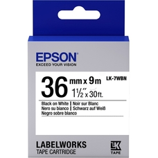 Лента термотрансферная 6/9 мм, Epson LK-7WBN (C53S657006) Лента термотрансферная 6/9 мм, Epson LK-7WBN (C53S657006)