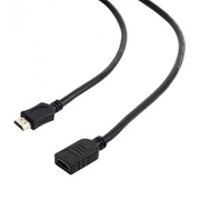 Cable HDMI male to HDMI female 4.5m Gembird male-female, V1.4, Black Cable HDMI male to HDMI female 4.5m Gembird male-female, V1.4, Black