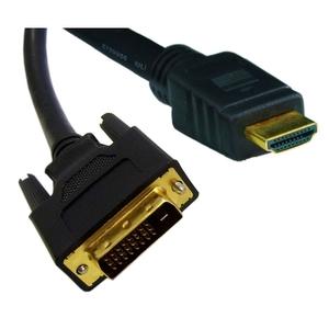 Cable HDMI to DVI 4.5m Gembird, male-male, GOLD, 18+1pin single-link, 
