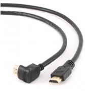 Cable HDMI to HDMI90°  1.8m  Gembird  male-male90°, V1.4, Black, CC-HDMI490