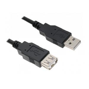 Cable USB, USB AM/AF, 3.0 m, USB2.0  Premium quality with ferrite core