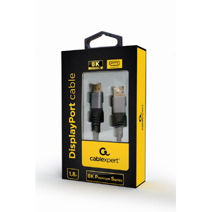 Кабель Display Port - 1.8m - Cablexpert CC-DP8K-6 Кабель Display Port - 1.8m - Cablexpert CC-DP8K-6