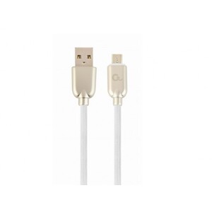 Blister MicroUSB/USB2.0, 1.0 m, Cablexpert White, CC-USB2R-AMmBM-1M-W Blister MicroUSB/USB2.0, 1.0 m, Cablexpert White, CC-USB2R-AMmBM-1M-W