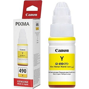 Canon GI-490Y Yellow for G1400/2400/3400/4000, 70ml