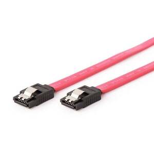 Кабель Serial ATA III 30 cm data, Cablexpert CC-SATAM-DATA-0.3M