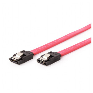 Кабель Serial ATA III 50 cm data , metal clips, Cablexpert CC-SATAM-DATA